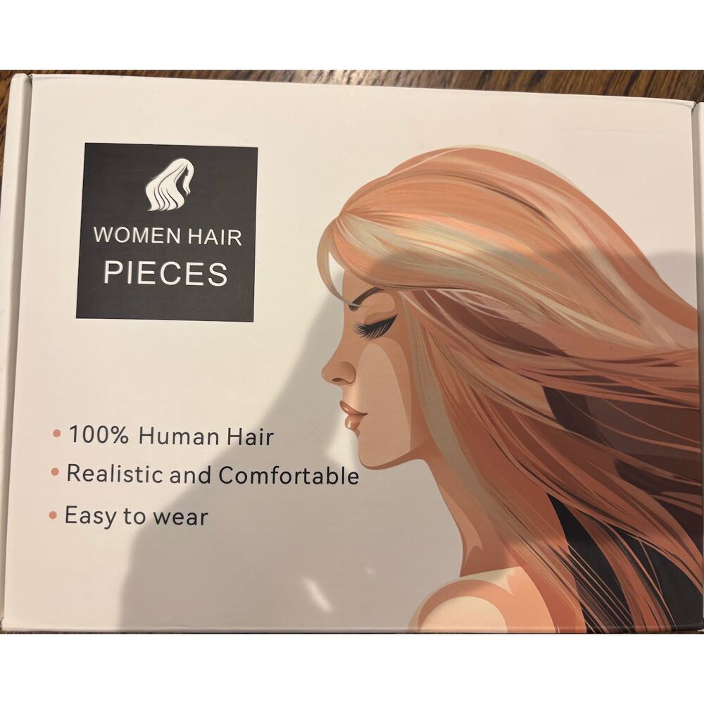 beautiful Metamorphosis Womens Hair Piece 14" Dark Brown New in Box Real Hair